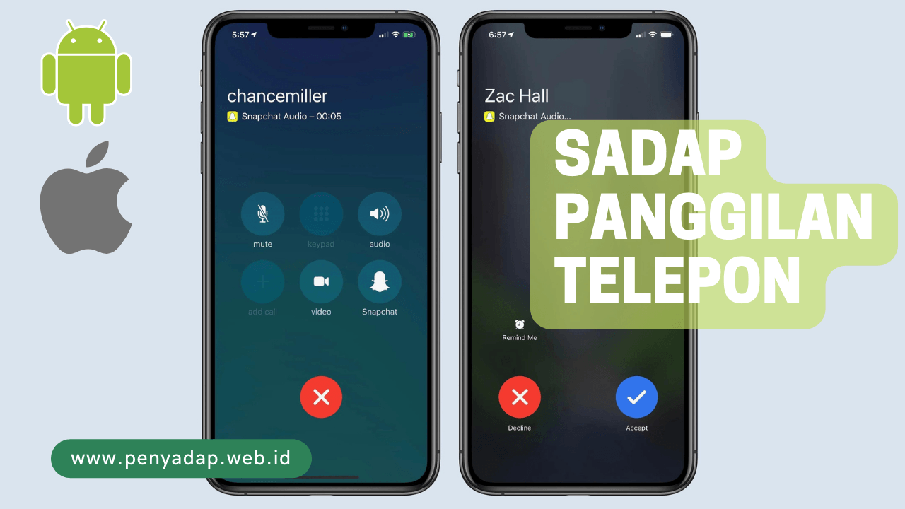 Sadap Panggilan Telepon iPhone / Android Jarak Jauh