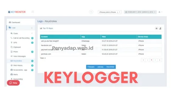 Aplikasi Keylogger untuk iPhone & Android